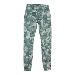 Athleta Girl Camo Chit Chat Tight Leggings Green Size M 8–10